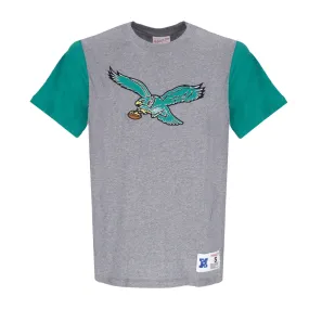 Maglietta Uomo Nfl Color Blocked Tee Phieag Grey Heather