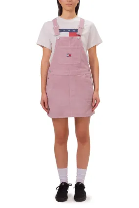 TOMMY JEANS Abito salopette donna in velluto a coste